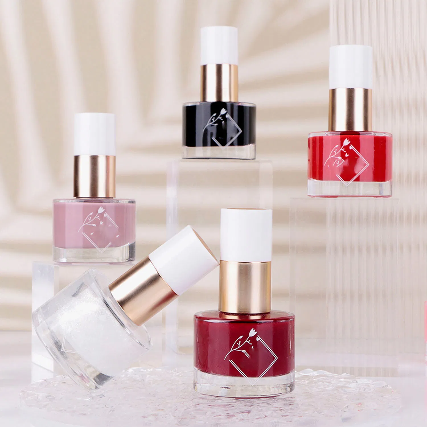 Crystal Nails Gel Polish – Pink Rose